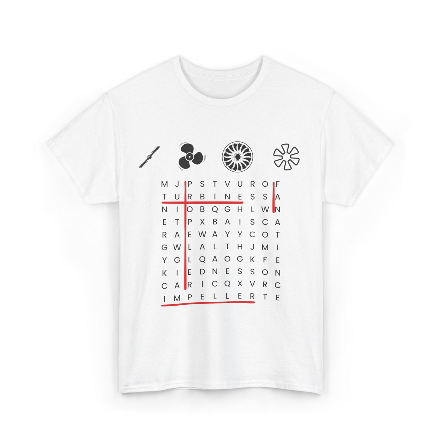 Word Search T-Shirt